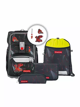 STEP BY STEP | Schultaschen Set 5tlg GIANT Dragon Drako | 